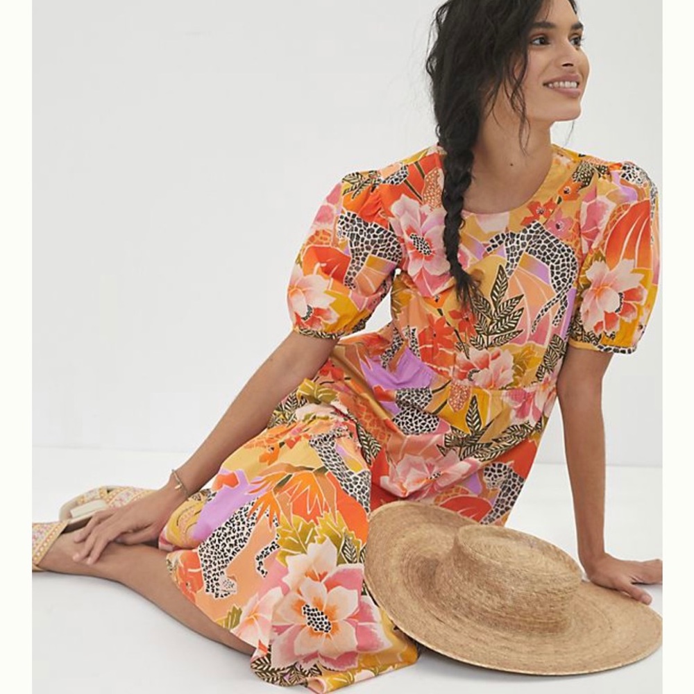 Anthropologie Farm Rio Maribel Maxi dress 👗 - Picture 5 of 8